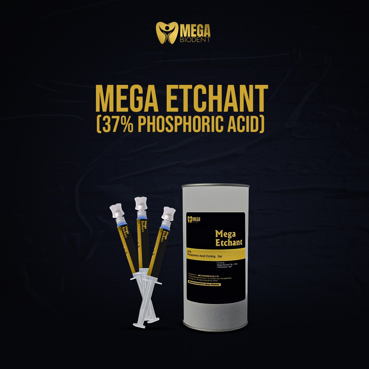 MEGA ETCHANT 37% Phosphoric Acid Etching Gel